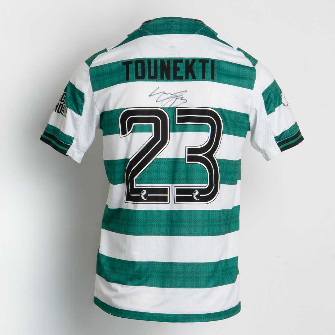 CELTIC FAMINE MEMORIAL SIGNED SHIRT – SEBASTIAN TOUNEKTI, NUMBER 23 for sale on Ebay