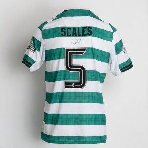CELTIC FAMINE MEMORIAL SIGNED SHIRT – LIAM SCALES, NUMBER 5 for sale on Ebay
