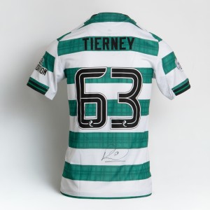 CELTIC FAMINE MEMORIAL SIGNED SHIRT – KIERAN TIERNEY, NUMBER 63 for sale on Ebay