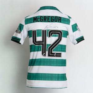 CELTIC FAMINE MEMORIAL SIGNED SHIRT – CALLUM MCGREGOR, NUMBER 42 for sale on Ebay