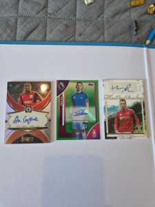 Nottingham Forest Auto Football Card Bundle for sale on Ebay
