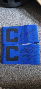 Rangers Lee Mcculloch and Craig Moore Signed Captains Armbands for sale on Ebay