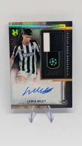 ⚽ LEWIS MILEY PATCH AUTO 01/50 NEWCASTLE UNITED Topps Museum 2024 ⚽ for sale on Ebay