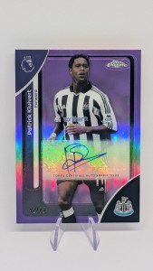 ⚽ PATRICK KLUIVERT AUTO /75 NEWCASTLE UNITED Topps Chrome Premier League 25/26 ⚽ for sale on Ebay