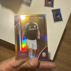 Topps Chrome Premier League 2026 John McGinn True gold /50 Card. Aston Villa for sale on Ebay