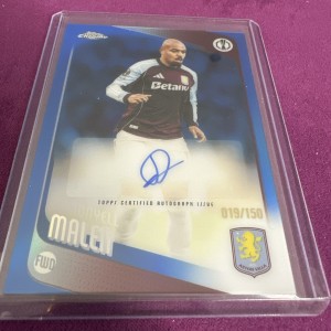 Topps Chrome UCC 2026 - Donyell Malen 019/150 Auto - Aston Villa for sale on Ebay