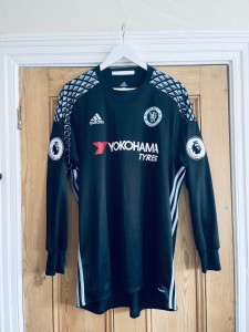 Adidas Chelsea 2016/17 Thiabaut Cortouis #13 Match issue/ Player issue GK Shirt for sale on Ebay