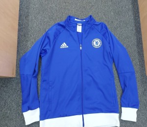 retro Chelsea Adidas Originals Track Top Jacket XL for 2015 EPL WINNERS shirt for sale on Ebay
