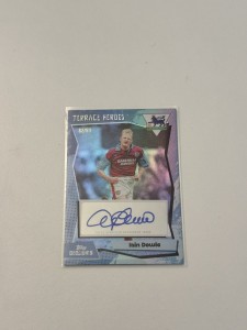 Iain Dowie Terrace Heroes Auto /99 West Ham Topps Decades Premier League 1990s for sale on Ebay