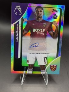 2025-26 Topps Premier League Luis Guilherme !!! West Ham United Auto ~ RC for sale on Ebay