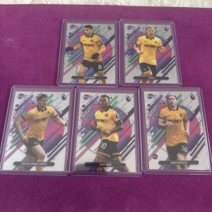 Topps PL Chrome Finest 2026 - 5x Rare base bundle - Wolves for sale on Ebay