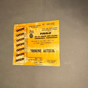 Liverpool Vs Real Madrid European Cup Final Ticket 27/5/1981 Rare for sale on Ebay