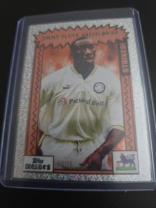 Jimmy Floyd Hasselbaink Numbered 9/25 Leeds United Topps Decades 2026 for sale on Ebay