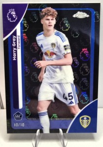 Topps Chrome Premier League Rookie Harry Gray /10 Leeds Utd for sale on Ebay
