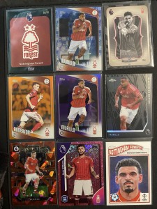 Topps Nottingham Forest rare Low Numbered bundle of 9 cards /5 /10 /25 & more for sale on Ebay