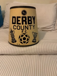 Vintage Derby County FC Lampshade for sale on Ebay