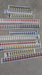 Subbuteo Decals Job Lot of 11 for sale on Ebay