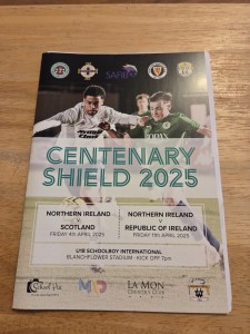 Northern Ireland V Scotland / Rep Of Ireland- 2025 Centenary Shield Official Pro for sale on Ebay