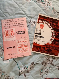 1970 Fairs Cup Final Arsenal V Anderlecht Both Legs for sale on Ebay