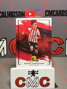 2022-23 panini impeccable Mikkel Damsgaard ruby /7 Brentford for sale on Ebay