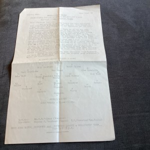 1964?. Hastings Utd v Oxford Utd. Met league Cup. Single sheet. for sale on Ebay