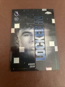Harry Gray ‘locked In’ Case Hit Topps chrome Premier League 25/26 Leeds United  for sale on Ebay
