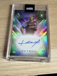 Stiliyan Petrov Auto /25 Topps Total Football 2025/26 Aston Villa Autograph for sale on Ebay