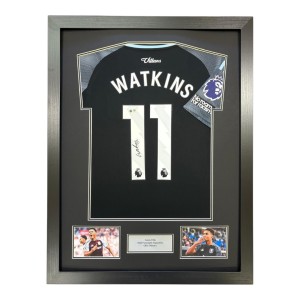 Ollie Watkins Signed Shirt Framed PROOF ACG Authentication Aston Villa Display for sale on Ebay