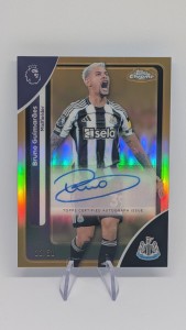 ⚽ BRUNO GUIMARAES AUTO /50 NEWCASTLE UNITED Topps Chrome Premier League 25/26 ⚽ for sale on Ebay