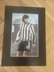 Newcastle Malcolm Mcdonald - Super mac Signed Print for sale on Ebay