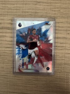 CASE HIT  Topps Finest Luis Guilherme Swerve Fusion Blue Red - West Ham Rookie for sale on Ebay