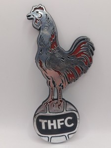 Vintage Tottenham Hotspur THFC  Football Club Cockerel Crest Plastic Plaque   for sale on Ebay