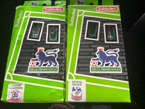 Vintage 90’s Subbuteo Lightweight Teams Bolton Wanderers & Crystal Palace 97/98 for sale on Ebay