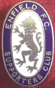Enfield Football Supporters Club badge  for sale on Ebay