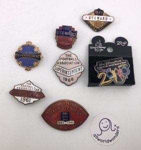 Vintage Football Association Steward Superintendent Badge Pin Job Lot FA for sale on Ebay