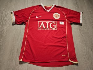 Mens Nike Manchester United Home football shirt 2006 - 2007 Size M for sale on Ebay
