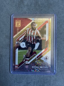 Bryan Mbeumo RC 2021-22 Donruss Elite Premier League /10 Gold Brentford for sale on Ebay