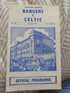 Rare 3rd January 1967 Postponed Rangers v Celtic Football Programme. for sale on Ebay