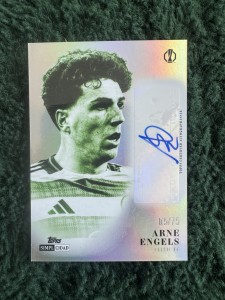 Simplicidad 25/26 estrellas espanolas Auto Arne Engels /75 Celtic Fc green CM for sale on Ebay