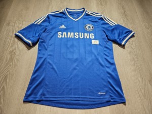 Mens adidas Chelsea MIKEL #12 Home football shirt 2013 - 2014 Size L for sale on Ebay