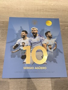 Manchester City Sergio Aguero Legends box for sale on Ebay