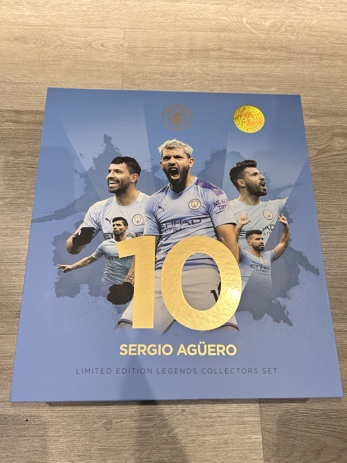 Manchester City Sergio Aguero Legends box for sale on Ebay