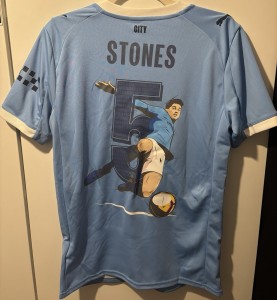 John Stones LIMITED EDITION 1/50 Manchester City Shirt for sale on Ebay