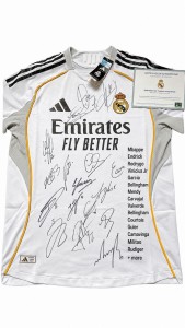 Real Madrid 2025/2026 Signed Official Jersey with Club COA +box for sale on Ebay