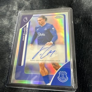 Topps Chrome Premier League 2026 - Jack Grealish Auto Everton for sale on Ebay