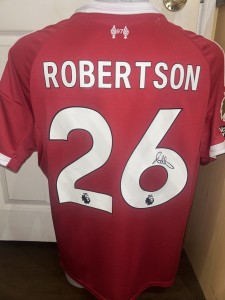 Andy Robertson signed Liverpool 25/26 Home Shirt *private signing* COA for sale on Ebay
