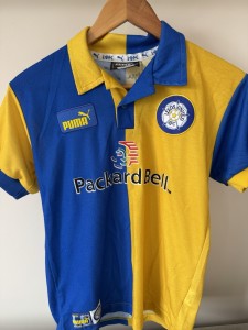 Puma Leeds United AFC Signed Football Shirt Jimmy 9 kids 11-12 Packard Bell  for sale on Ebay