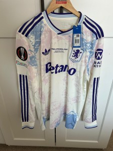 Aston Villa Istanbul Final Shirt 2026 long sleeve ￼ for sale on Ebay
