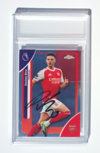 Official Signed Declan Rice Arsenal Topps Chrome Premier League 26  for sale on Ebay