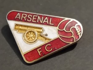 Vintage UK United Kingdom Enamel Pin Badge - Arsenal FC Football Club for sale on Ebay